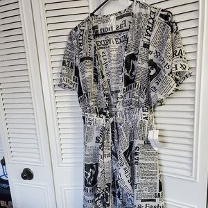 Beach coverup/Kimono sz M